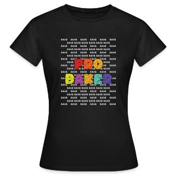 Profi-Bäcker - Frauen T-Shirt - Schwarz - Vorne - AI Model Female 172 dark (172cm)