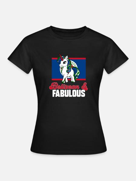 Belize Flagge Belizer - Frauen T-Shirt - Schwarz