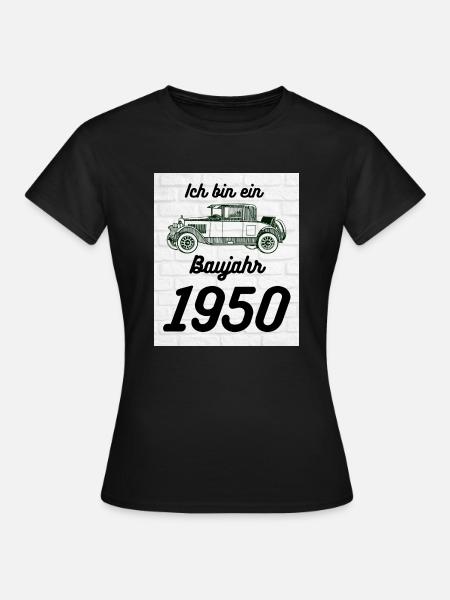 Oldtimer 1950 - Frauen T-Shirt - Schwarz