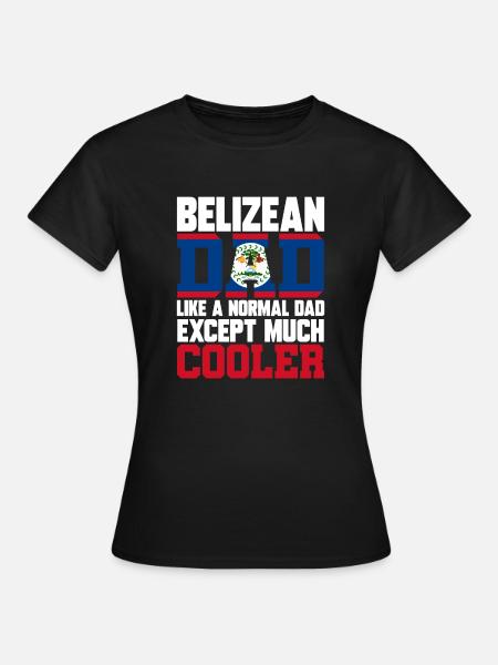 Belize Flagge Belizer - Frauen T-Shirt - Schwarz