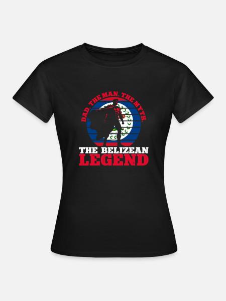 Belize Flagge Belizer - Frauen T-Shirt - Schwarz