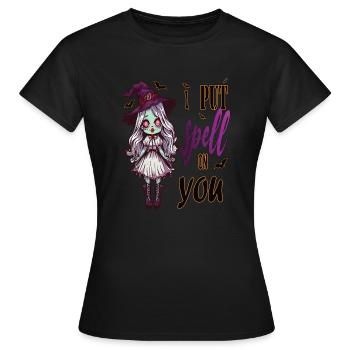 Zombie-Mädchen hat dich verzaubert - Frauen T-Shirt - Schwarz - Vorne - AI Model Female 172 dark (172cm)
