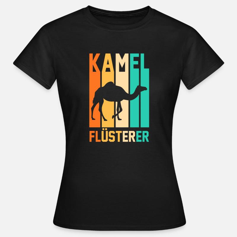 Kamel - Frauen T-Shirt - Schwarz