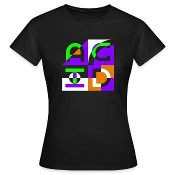Acid House Techno Musique EDM Fête DJ - T-shirt Femme - noir - Devant - AI Model Female 172 dark (172cm)