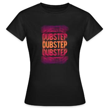 Dubstep Headbanger Techno EDM Rave Festival DJ - T-shirt Femme - noir - Devant - AI Model Female 172 dark (172cm)