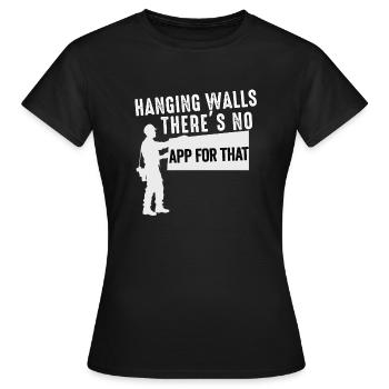Trockenbauinstallateur Trockenbauer Trockenbaufertiger - Frauen T-Shirt - Schwarz - Vorne - AI Model Female 172 dark (172cm)