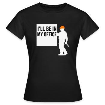 Trockenbauinstallateur Trockenbauer Trockenbaufertiger - Frauen T-Shirt - Schwarz - Vorne - AI Model Female 172 dark (172cm)