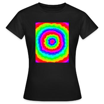 Le pouvoir des fleurs - T-shirt Femme - noir - Devant - AI Model Female 172 dark (172cm)