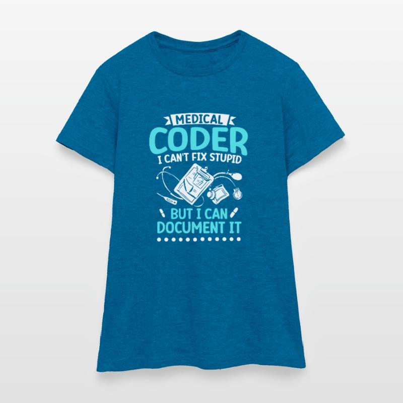 Medical Coder Coding Specialist Women's T-Shirt