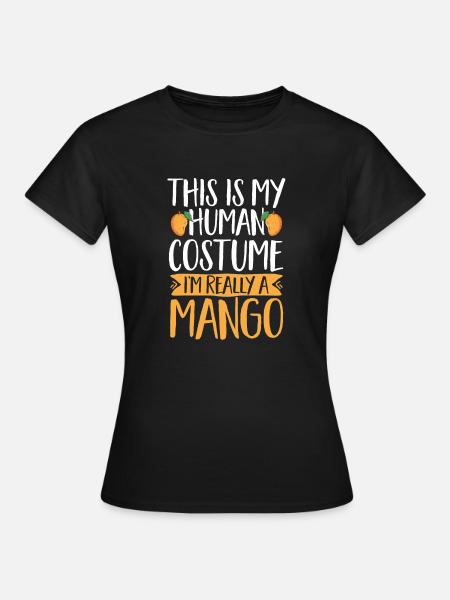 Mango Frucht Mango - Frauen T-Shirt - Schwarz