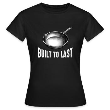 Poêle en fonte Lover Friture Poêle Drôle De Cuisson - T-shirt Femme - noir - Devant - AI Model Female 172 dark (172cm)
