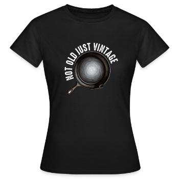 Poêle en fonte Lover Friture Poêle Drôle De Cuisson - T-shirt Femme - noir - Devant - AI Model Female 172 dark (172cm)