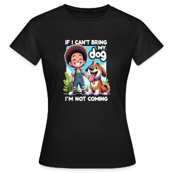 Hundefreund - Frauen T-Shirt - Schwarz - Vorne - AI Model Female 172 dark (172cm)