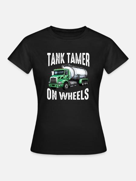 Klärgrubenpumpen-Servicer, Kanalsystem-Installateur - Frauen T-Shirt - Schwarz
