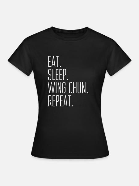 Wing Chun - Frauen T-Shirt - Schwarz