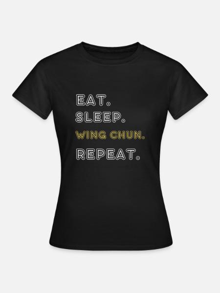 Wing Chun - Frauen T-Shirt - Schwarz