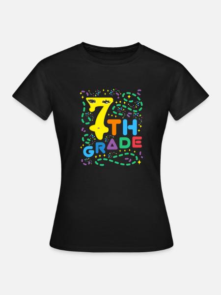 Sieben Grader - 7th Grade - Frauen T-Shirt - Schwarz