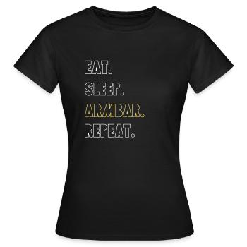 Bras Grappling BJJ - T-shirt Femme - noir - Devant - AI Model Female 172 dark (172cm)