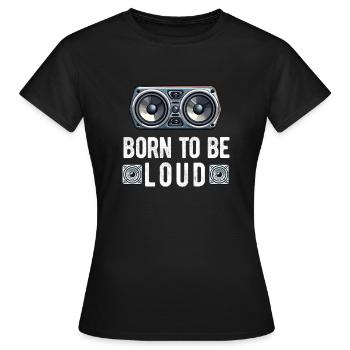 Car Stereo For Audio Installer Speakers Car Bass - Women's T-Shirt - black - Front - AI Model Female 172 dark (172cm)