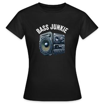 Car Stereo For Audio Installer Speakers Car Bass - Women's T-Shirt - black - Front - AI Model Female 172 dark (172cm)