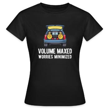 Car Stereo For Audio Installer Speakers Car Bass - Women's T-Shirt - black - Front - AI Model Female 172 dark (172cm)
