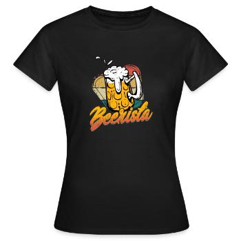 Beerista Homebrew Brewer Bière artisanale - T-shirt Femme - noir - Devant - AI Model Female 172 dark (172cm)