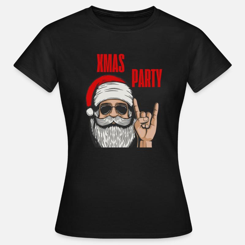 Cool Xmas Party | XMAS - Dame-T-shirt - sort