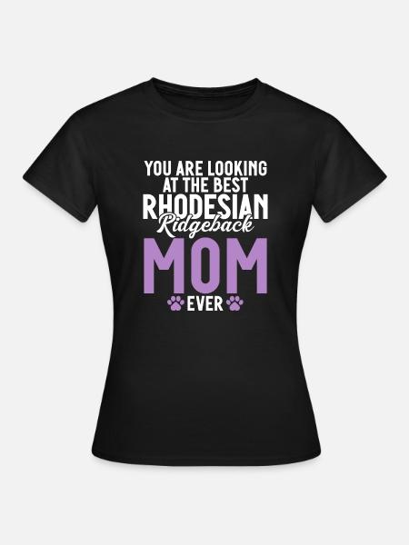 Rhodesian Ridgeback Gifts - Frauen T-Shirt - Schwarz