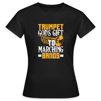 Trumpet Trumpeter Trumpet Player - Women's T-Shirt - black - Front - AI Model Female 172 dark (172cm)