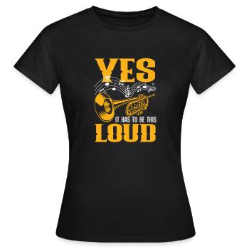Trumpet Trumpeter Trumpet Player - Women's T-Shirt - black - Front - AI Model Female 172 dark (172cm)