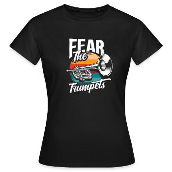 Trumpet Trumpeter Trumpet Player - Women's T-Shirt - black - Front - AI Model Female 172 dark (172cm)
