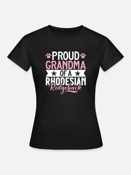 Rhodesian Ridgeback Gifts - Frauen T-Shirt - Schwarz