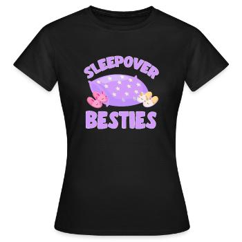 Soirée pyjama pyjama soirée pyjama - T-shirt Femme - noir - Devant - AI Model Female 172 dark (172cm)