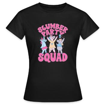 Soirée pyjama pyjama soirée pyjama - T-shirt Femme - noir - Devant - AI Model Female 172 dark (172cm)