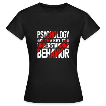 Psychologue médico-légal professionnel Cadeau médico-légal - T-shirt Femme - noir - Devant - AI Model Female 172 dark (172cm)