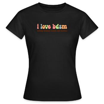 Citation drôle de boulangerie - T-shirt Femme - noir - Devant - AI Model Female 172 dark (172cm)