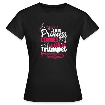 Trumpet Trumpeter Trumpet Player - Women's T-Shirt - black - Front - AI Model Female 172 dark (172cm)