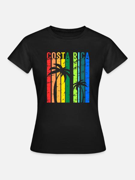 Costa Rica Mittelamerika Urlaub - Frauen T-Shirt - Schwarz