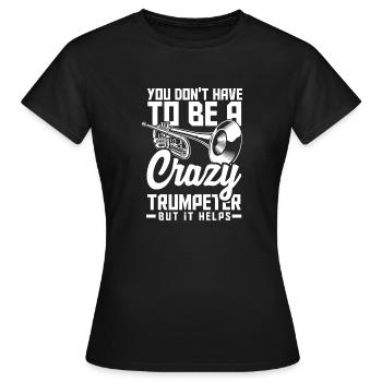 Trumpet Trumpeter Trumpet Player - Women's T-Shirt - black - Front - AI Model Female 172 dark (172cm)