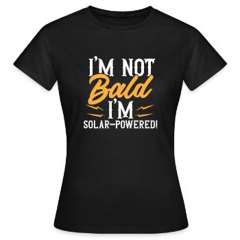 Bald Head Baldness Beard Bald Head - Women's T-Shirt - black - Front - AI Model Female 172 dark (172cm)