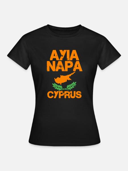 Vintage Ayia Napa - Cyprus - Women's T-Shirt - black