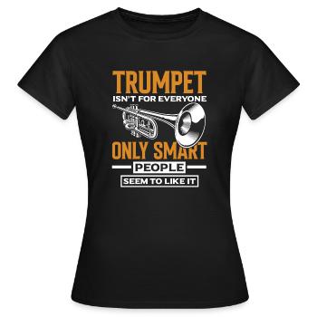 Trumpet Trumpeter Trumpet Player - Women's T-Shirt - black - Front - AI Model Female 172 dark (172cm)