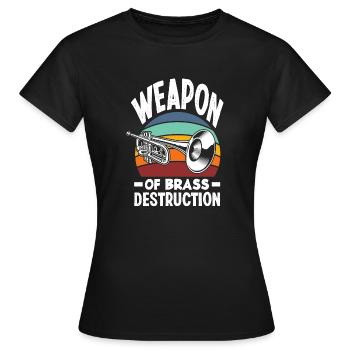 Trumpet Trumpeter Trumpet Player - Women's T-Shirt - black - Front - AI Model Female 172 dark (172cm)