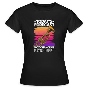 Trumpet Trumpeter Trumpet Player - Women's T-Shirt - black - Front - AI Model Female 172 dark (172cm)