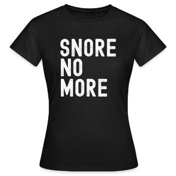 Funny Sleep Apnea Snore - Women's T-Shirt - black - Front - AI Model Female 172 dark (172cm)