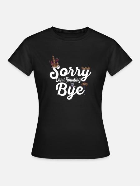 Ritter Mittelalterliche Renaissance-Ritterrüstung - Frauen T-Shirt - Schwarz