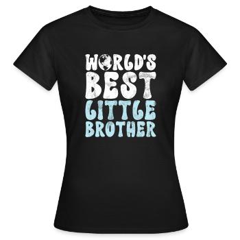 Cadeaux Petit Frère - T-shirt Femme - noir - Devant - AI Model Female 172 dark (172cm)