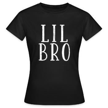 Cadeaux Petit Frère - T-shirt Femme - noir - Devant - AI Model Female 172 dark (172cm)