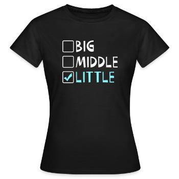 Cadeaux Petit Frère - T-shirt Femme - noir - Devant - AI Model Female 172 dark (172cm)