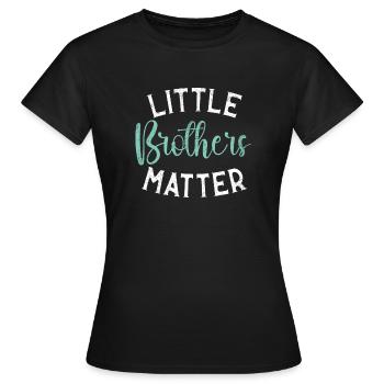 Cadeaux Petit Frère - T-shirt Femme - noir - Devant - AI Model Female 172 dark (172cm)